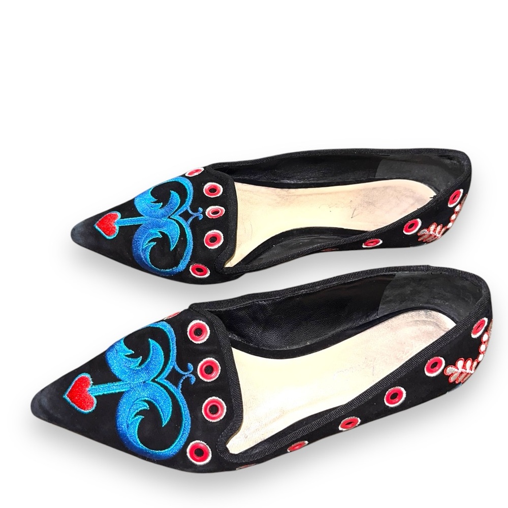 Isa Tapia Rocio suede loafer flats 37 - Picture 5 of 9